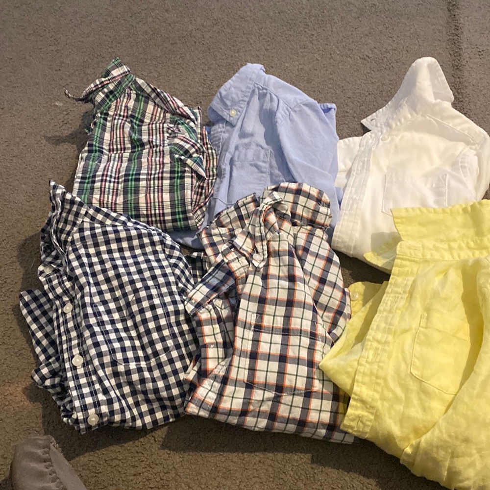 Little Boys Long Sleeve Button Down Bundle